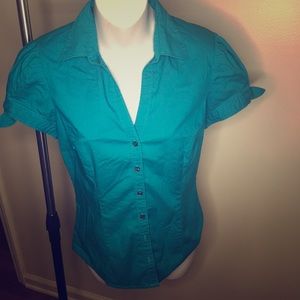 Express Design Studio Button Down Blouse/Shirt